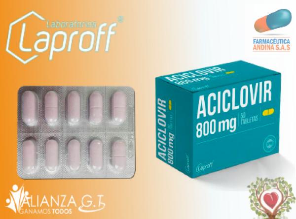 Precio aciclovir 800