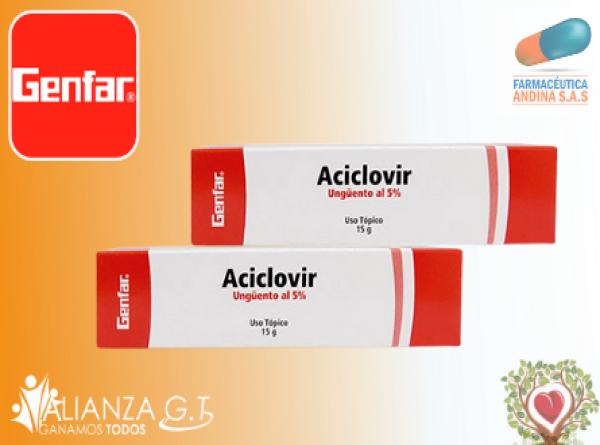 Aciclovir Genfar Precio