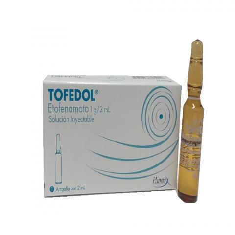 TOFEDOL (ETOFENAMATO) 1G X 2 ML CAJA X 1 AMPOLLA